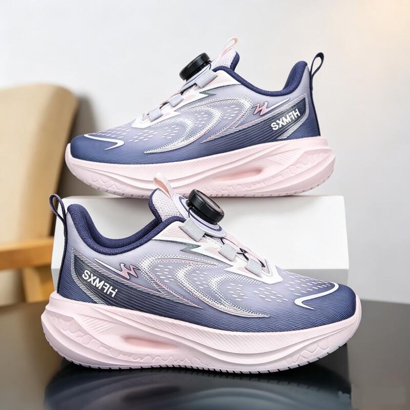 Double Star Girls' Lightweight Breathable Running Shoes