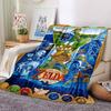 1pc Shiny Shield Fantasy Artwork flannel Blanket for Super Soft Cute Comfort Blanket for Travel Bedding Couch Sofa Blanket Y82549