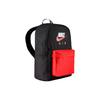 Nike Heritage Polyester Backpack Regular Unisex Black Red CW9265-011