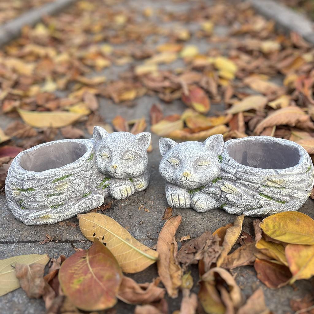 Outdoor Garden Garden Garden Plants Potted Creative Vintage Animal Flower Pot Balcony Decoration Villa Landscape Arrangement