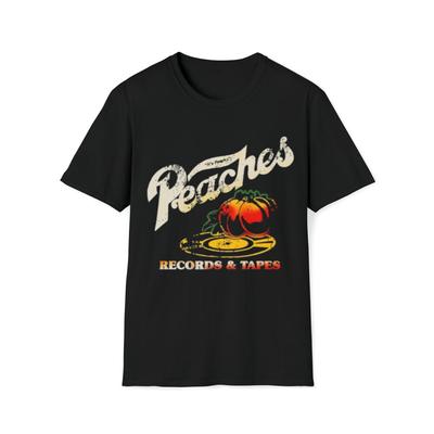 Peaches Records Tapes Vintage Print Unisex T-shirt