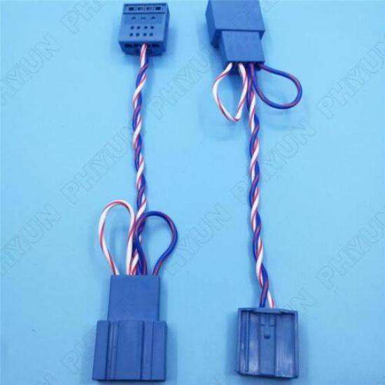 2x Subwoofer Connector Adapter Cable For BMW 1 3 5 6 7 Series X1 X3 X5 X6 Z3 Z4