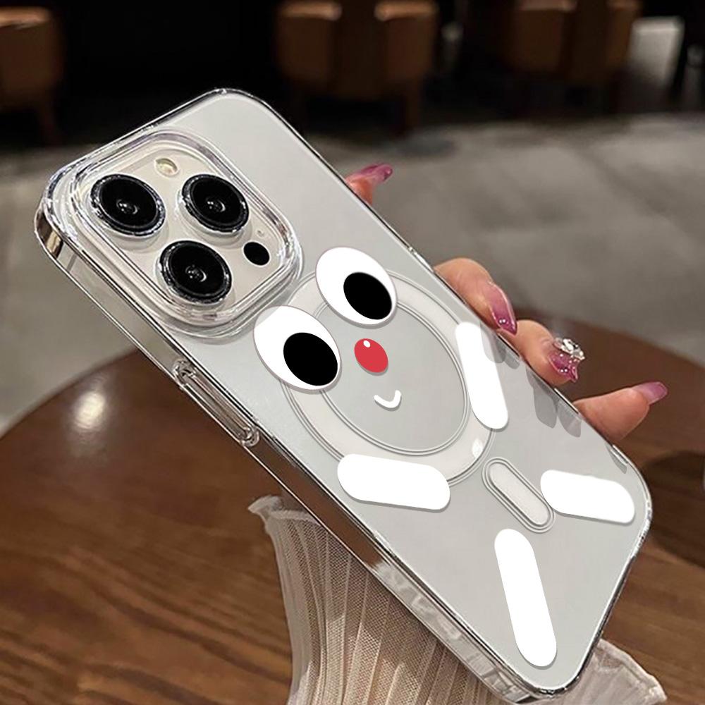 Magnetic Phone Case for iPhone 12 14 16 17 Pro 17 16 15 14 13 12 Pro Max  12 13 14 15  16 High Quality Shockproof Shell Full Protection Cute Style