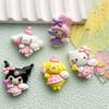 10/100PCS Cartoon Bright Face Love Angel DIY Cream Glue Resin Accessories Hair Clip Water Cup Materials Wholesale