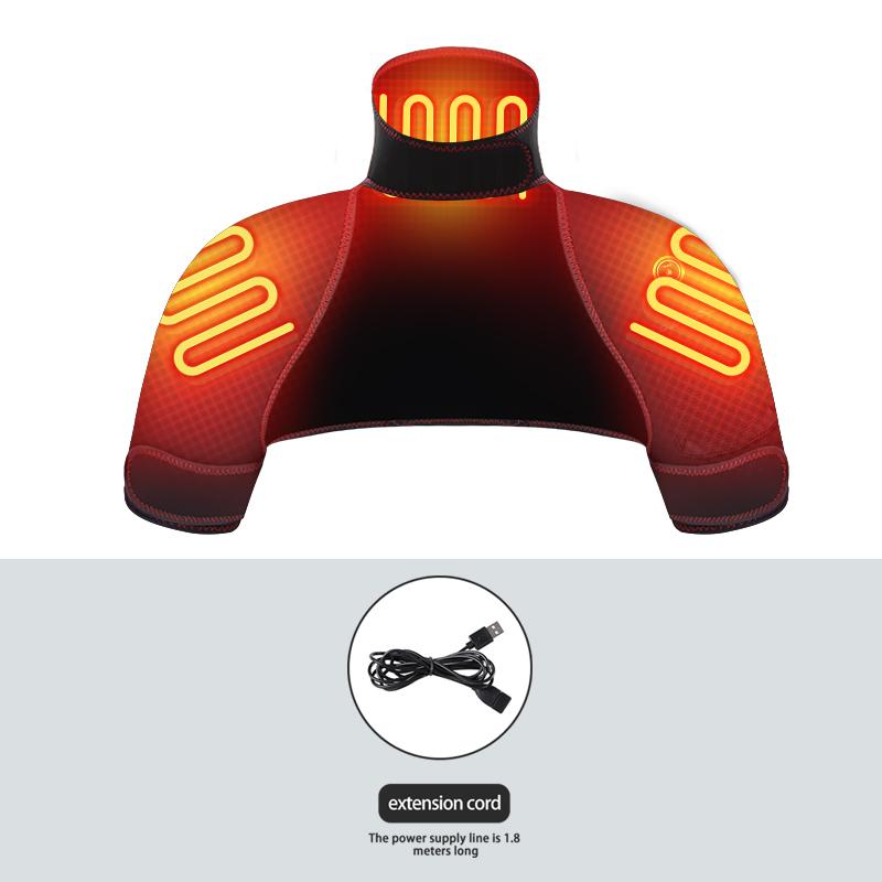 

Durable And Safe Electric Heated Neck Shoulder Massager Deep Heat Therapy Relieves Back Soreness Discomfort Boosts Circulation A For Parents UK-Plug