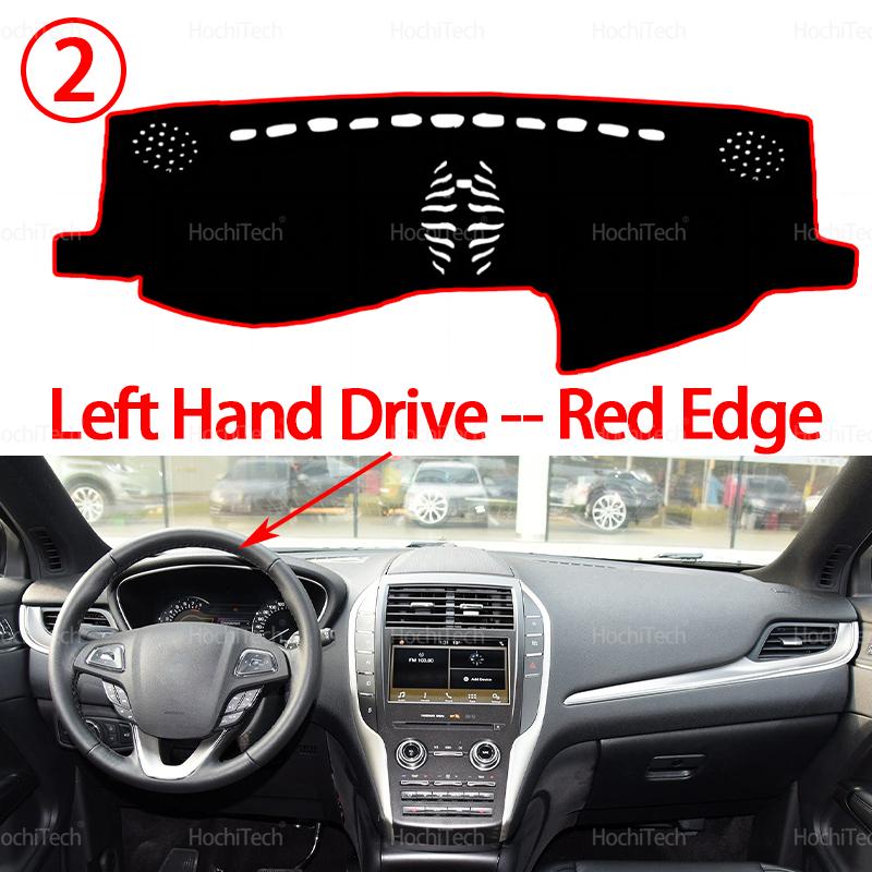 For Lincoln MKC 2014- Dashboard Cover Avoid Light Anti-Slip Anti-dirty Mat Pad Sunshade Dashmat Protect LHD RHD