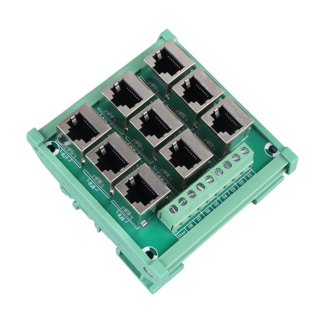 9 Way Bus Board Stable Transmission Highly Efficient Compact Design Terminal Block Breakout Board