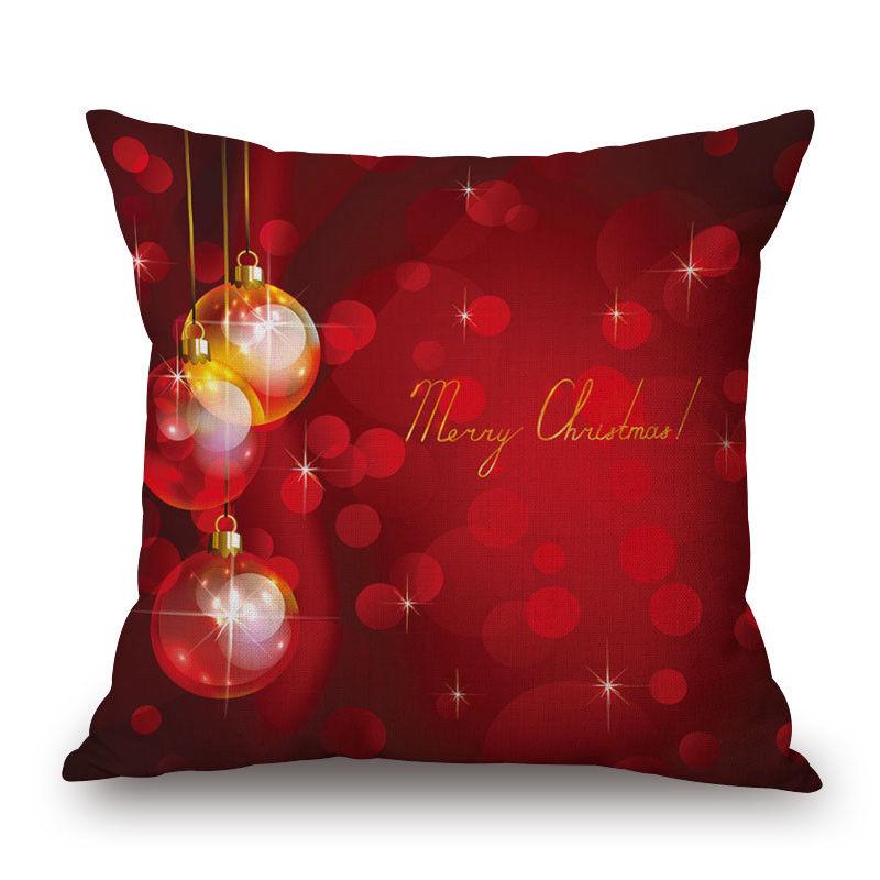 Classic Merry Christmas Xmas Gift Designed Throw Pillow Case Cover Cushion 18 X 18 Inch Ideal For Holiday Cheer And Comfort