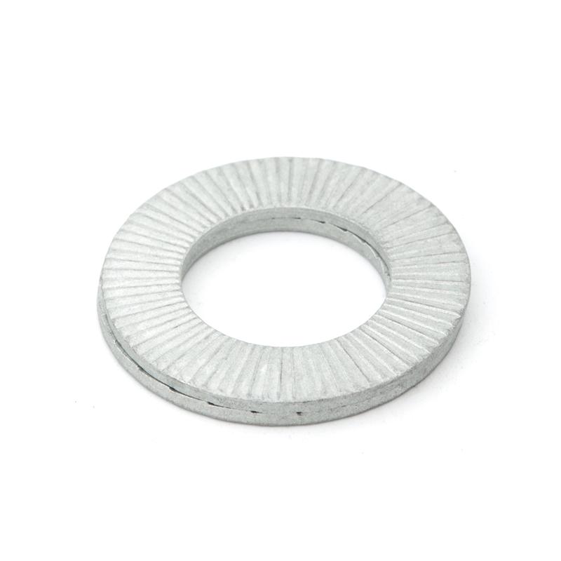 Double-Stacked Interlocking Toothed Anti-Slip Lock Washer 304 Stainless Steel DIN25201