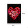Love Blossom Garden Flag - Elegant Outdoor Decor for Celebrations