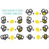 Seven Little Bees Metal Cutting Dies for Scrapbooking Embossing Stencils Card Making Craft Decor