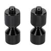 1 Pair Two Hole Flange Alignment Pins Aluminum Alloy Double Hole Flange Pins for Automotive System Mechanical Assembly
