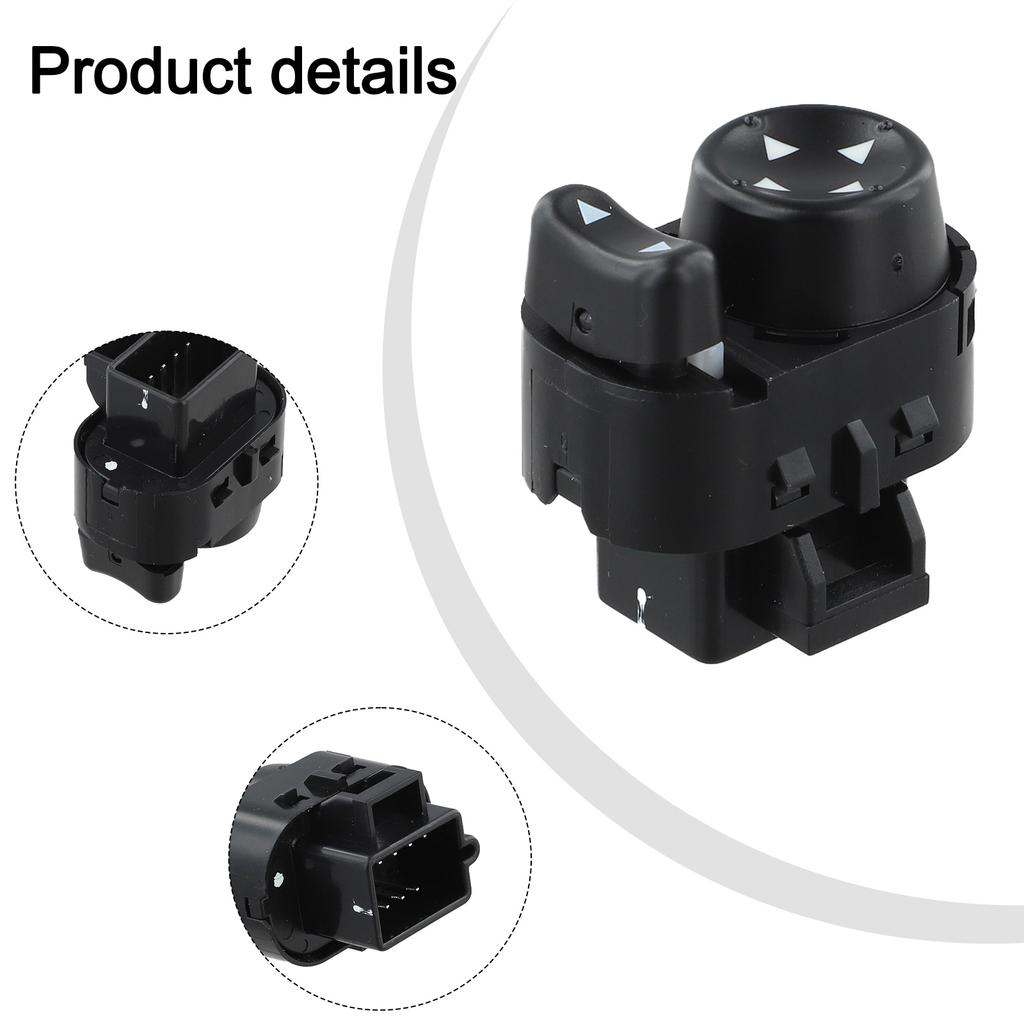 Automotive Replacement Black Color Control Switch 15261341 Mirror Control Switch For Vehicles Remote Control Switch