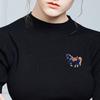 Retro Unicorns Horse Brooch With Enamel Finish Vibranting Color Alloy Secure For Fashion Accessory Multiple Use