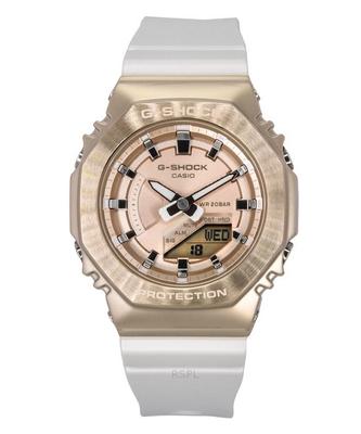 G-Shock Analog Digital Biobasiertes Harzarmband Roségoldenes Zifferblatt Quarz GM-S2100CW-7A 200M Damenuhr