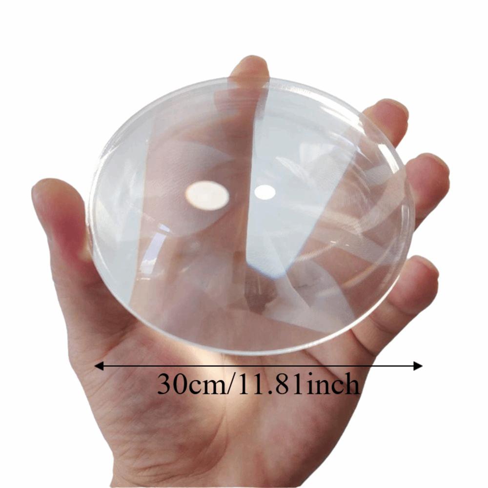 Large Size Fresnel Lens 300mm Diameter Optical Lens Replacement Acrylic Fresnel Lens Ignition Test