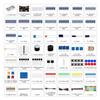 Power Supply Module And Electronic Components, Wire, 830 Breadboard