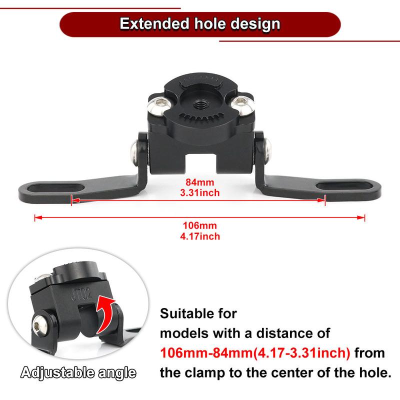 For YAMAHA Super Tenere Tenere700 SR250/400/500 XSR900 Niken WR125R/X XT250/225 Motorcycle GPS Handlebar Clamp Navigation Mount