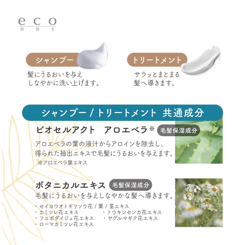 Eco HBS Shampoo & Treatment Limited Edition Set (Almond Nut Scent)