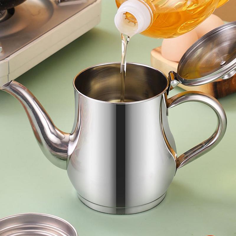 Kitchen Oil Filter Cooking Tools Storage Tank Grease Filter Container Restaurant Oil Filter Stainless Steel Oil Tanks