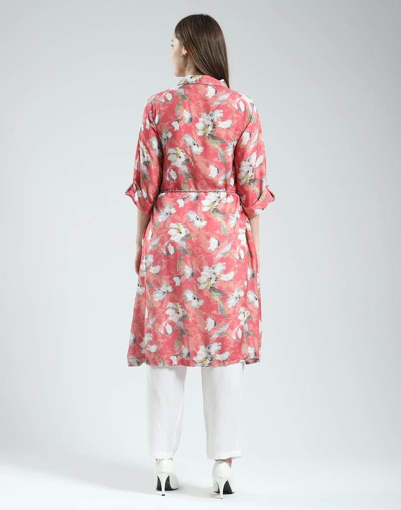 Monte Carlo Women's Printed Collar Neck Tunic