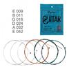 6Pcs/Set Guitar String Multi-color Nickel Alloy Wire with Great Bright Tone