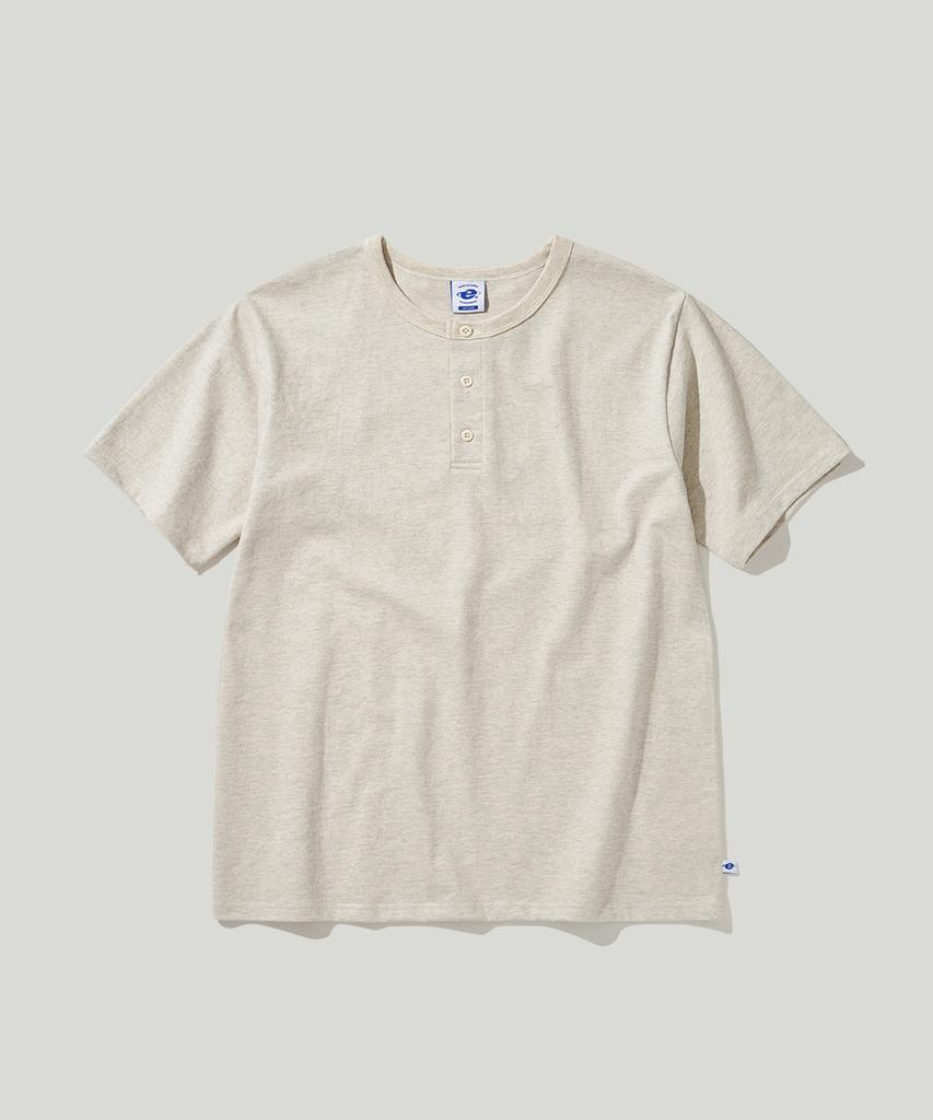 Iseuteuko 1018 Classic Henley Neck T-Shirt (Type B)