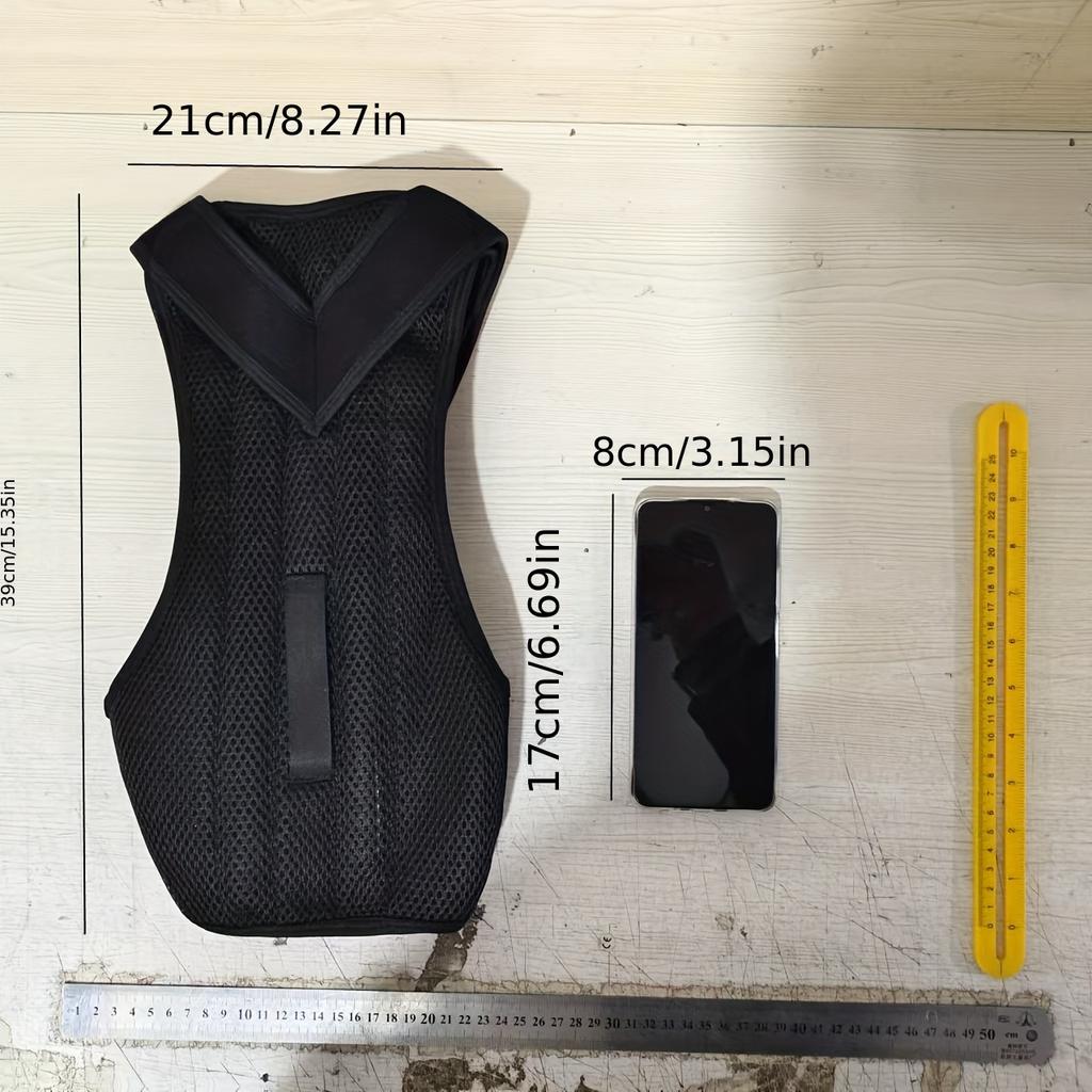 1 Stück Verstellbare Rückenstütze Haltungskorrektor, Lendenwirbelstütze, Verstellbare Gurte & Mesh-Rücken für Atmungsaktivität, Stoppt Rundrücken