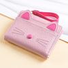 MINISO Women's Short Wallet Fashionable Design Convenient Zipper Multiple Card Slots ID Holder Coin Purse Clutch Bag
