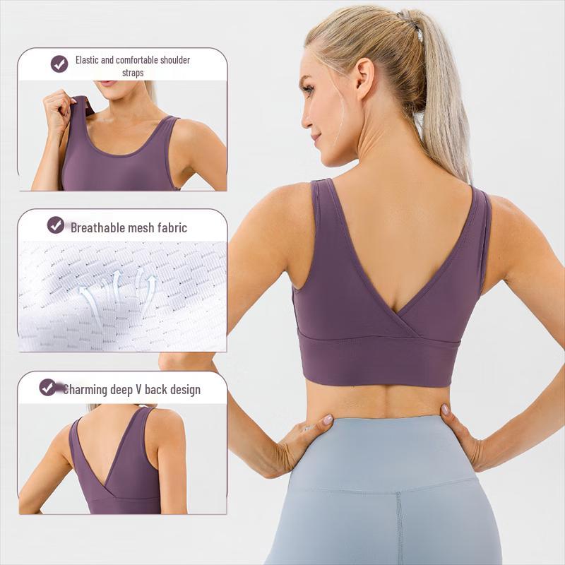 Yudong Double-sided Seamless Yoga Sports Bra