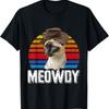 Siamese Cat Owner MEOWDY Funny Siamese Cats Vintage T-Shirt