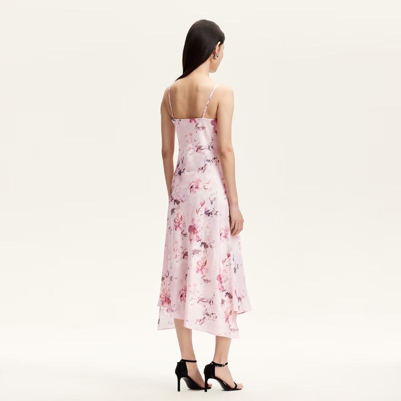 VEROMODA 2025 Summer Lustrous Print Adjustable Strap Dress