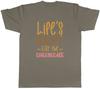 Funny Lifes Short Unisexs TShirt Eat the Cheesecake Dessert Tee Gift