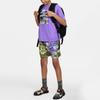 Nike Loose Fit Round Neck Short Sleeve T-Shirt With Letter Print Kids Tops Grape-Purple FB1301-542