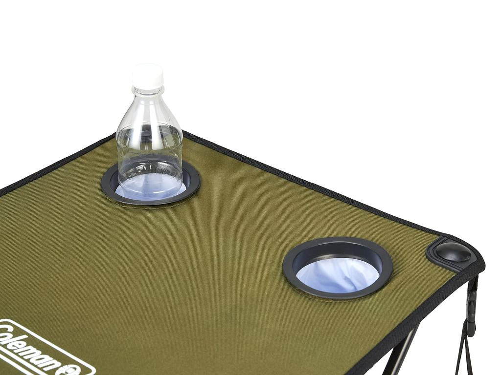 COLEMAN Compact Chair and Table Set for Outdoor Camping, BBQs, Picnics, Foldable, Portable, with Drink Holder and Storage Case, Family Duo