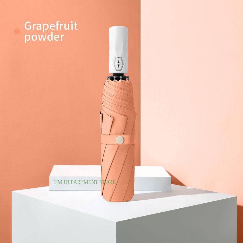 Fully Automatic Folding Umbrella for Travel, UV Protection, Windproof, Waterproof, 3 Folding Umbrellas, UV Protection, Gift for