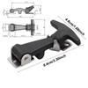 Rubber T Handle Latches 2Pcs Flexible Drawer Hood Latch for Cargo Boxes Trucks RVs Toolboxes Vehicle Storage Door Fasteners