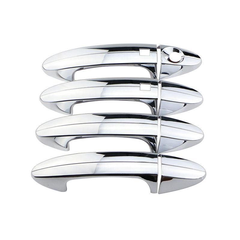 For Ford Ecosport 2013-2017 4Pcs ABS Chrome Door Handle Cover Trim Car Exterior Protective Decoration Accessories