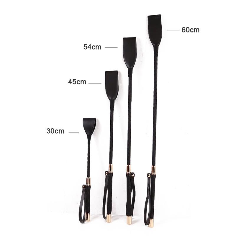 Black Horse Whip Leather Whip Bdsm Spanking Flogger Slave Bondage Restraints Sex Toys For Women Couples Adult Games 4 Sizes