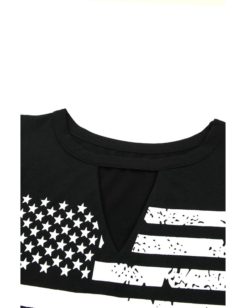 Azura Exchange American Flag Print Tank Top