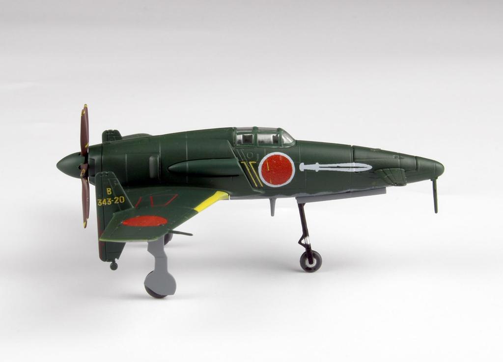 PLATZ WWII Japanese J7W Shinden Ken Unit Fighter Set of 2 Plastic Model Kits 1/144 (Combat Specification) PF-82