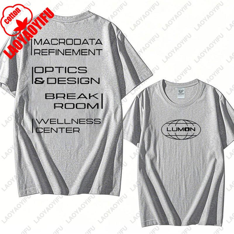 Vintage Lumon Macrodata Refinement Severance Tees Retro Severance TV Show Cotton Tshirt Summer Retro Trend Cool Unisex T Shirts