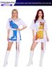 Agnetha Fältskog ABBA Band Cosplay Podiumkostuum