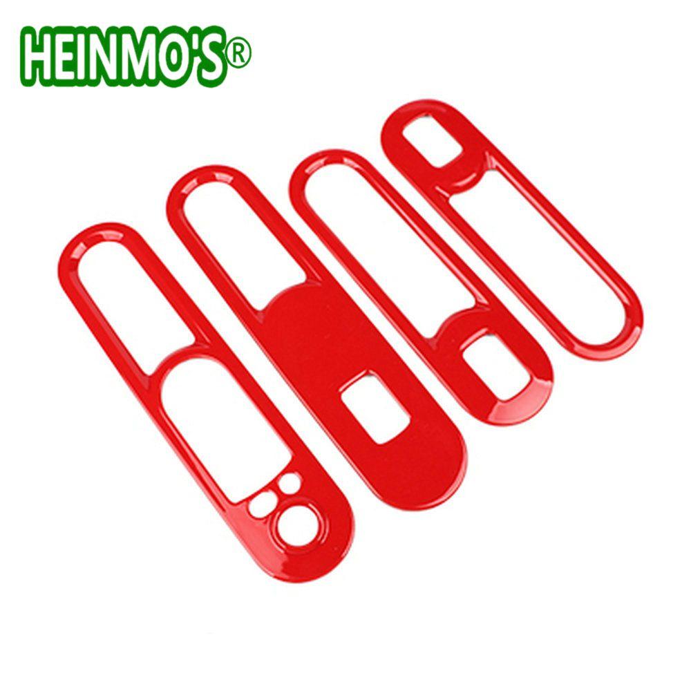 

4 шт. для Mini Cooper Countryman F60 аксессуары автомобильный дверной стеклоподъемник панель переключателя наклейка декоративная крышка для мини красный