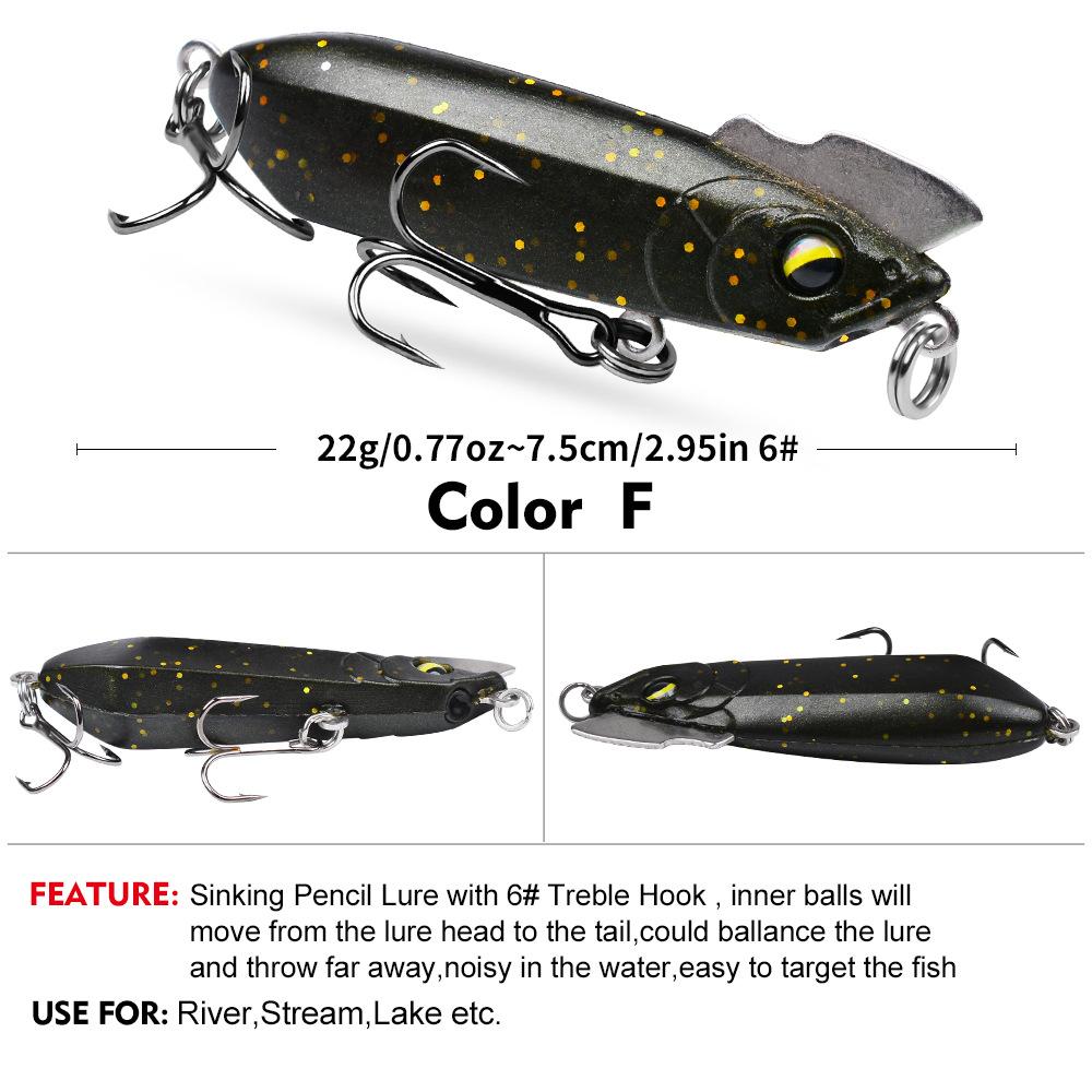 

Медленный подбрасывающий полупалка Мягкая резиновая приманка дрожащего типа Морской дракон Мандарин Рыба-волчок Верховой клюв Приманка Color F