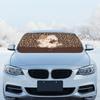 Windshield Frost Cover 77x36inch All-Weather Waterproof Cute Cartoon Sunshade Snow And Ice Windshield Cover For SUV Car