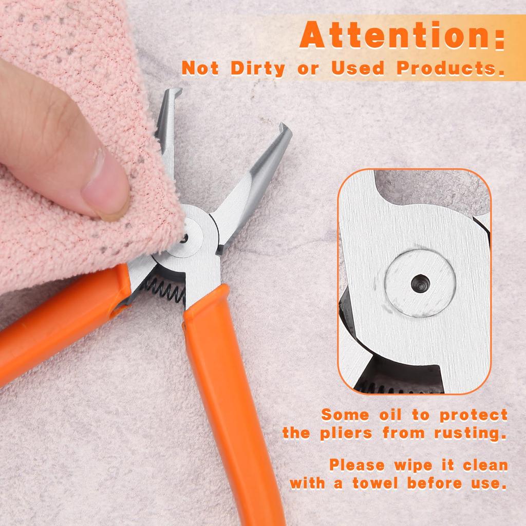 LEONTOOL End Plastic Nippers End Nippers for Plastic Straight Blades Precision End Nippers Micro End Nippers Miniature End Nippers End Cutting Nippers