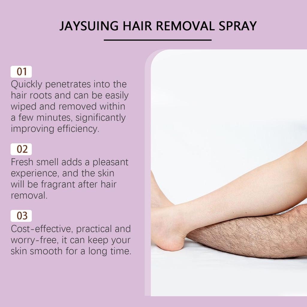 Jaysuing Bee Venom Hair Removal Spray Gentle Smooth Skin Treatment For Underarms And Arms 100ml