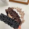Spring And Autumn Fashion Ruffle Lace Headband Black Wide Hair Bands For Girls Women Hair Hoops Bezel Headbands Hair Accessories