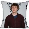 Hot Evan Peters Star Pillow Case For Home Decorative Pillows Cover Invisible Zippered Throw PillowCases 45X45cm